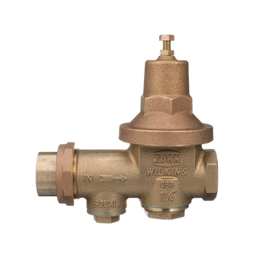 114 - 600XLHR1 - 1/4" 600XL Pressure Reducing Valve with spring range from 10 PSI to 125 PSI, factory set at 50 PSIZurn