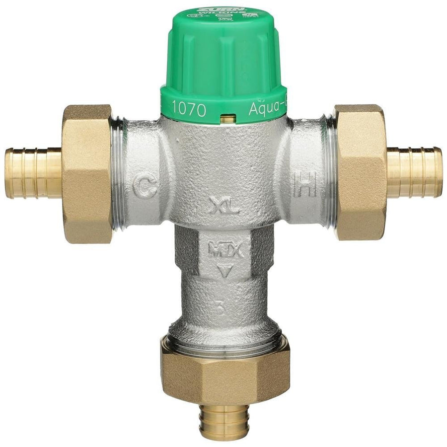 12 - ZW1070XLPEX1/2" ZW1070XL Aqua - Gard® Thermostatic Mixing Valve with PEX Connection Lead FreeZurn