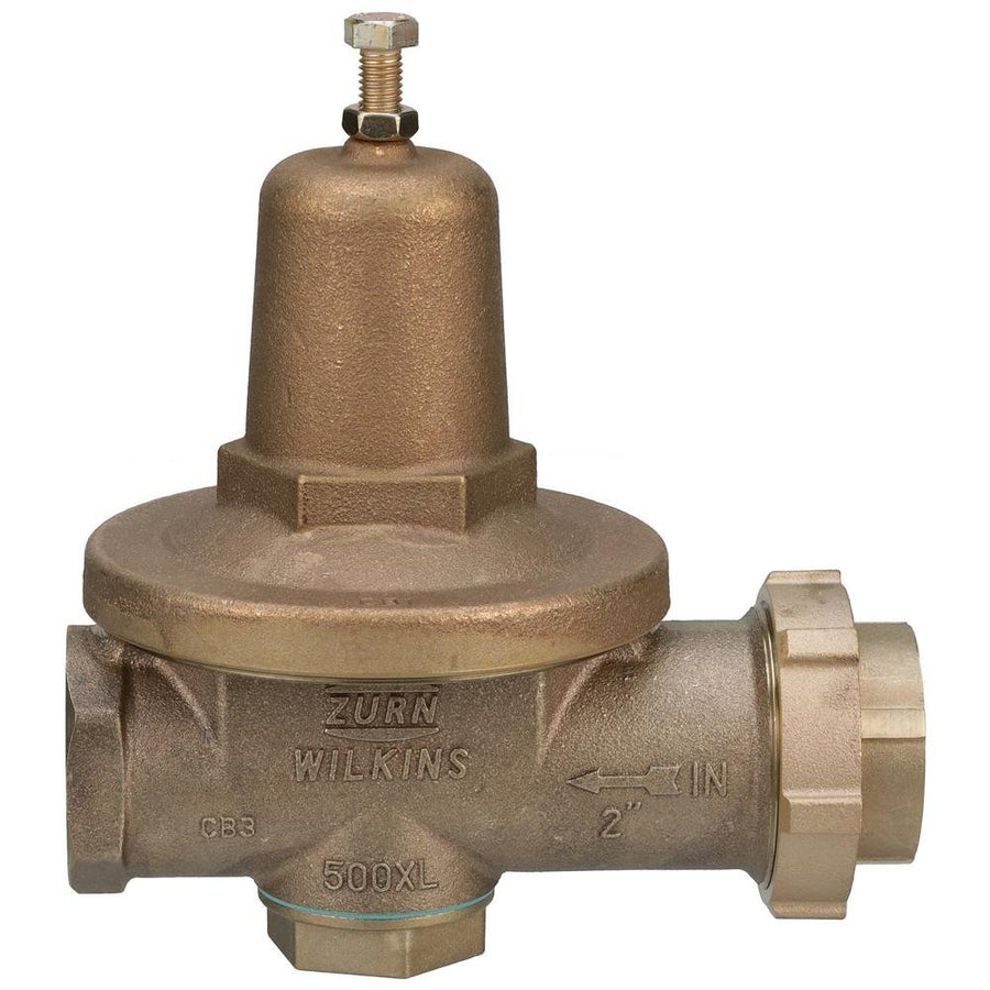 2 - 500XLHR2" 500XL Water Pressure Reducing Valve with a spring range from 75 psi to 125 psi, factory set at 85 psiZurn