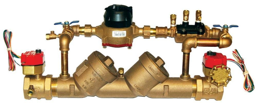 2 - 950XLTDABFSS2" 950XLTDABFSS Double Check Detector Assembly with butterfly shutoff Vlvs and su/visory switchesZurn