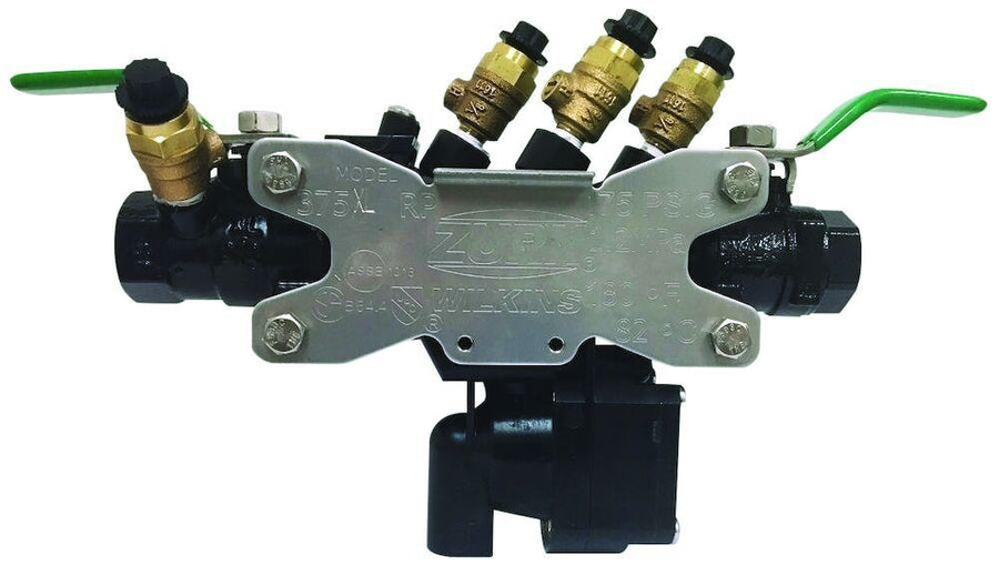 34 - 375XLB3/4" 375XL Reduced Pressure Principle Backflow Preventer with black fusion epoxy coatingZurn