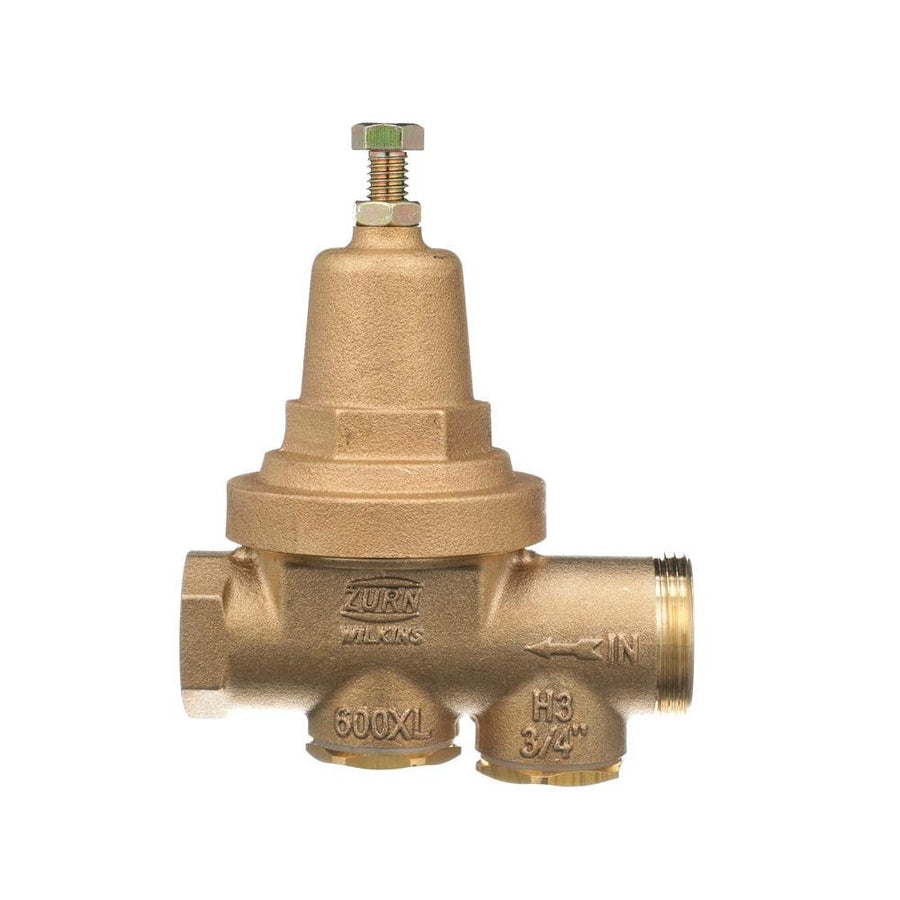 34 - 600XLHR3/4" 600XL Pressure Reducing Valve with a spring range from 75 psi to 125 psi, factory set at 85 psiZurn