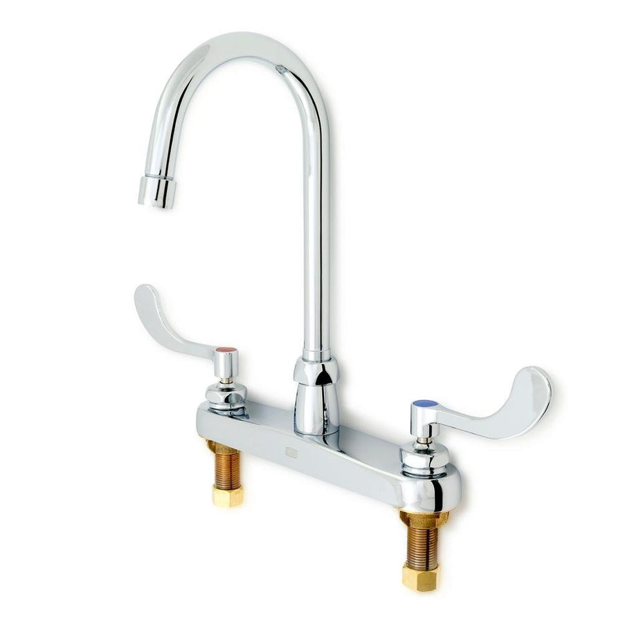 Z871B4 - XLAquaSpec Deck - Mount Gooseneck Faucet with 2.2 GPM Pressure - Compensating Aerator, 5 3/8 - in. Spout, 4 - in. Wrist Blade HandlesZurn