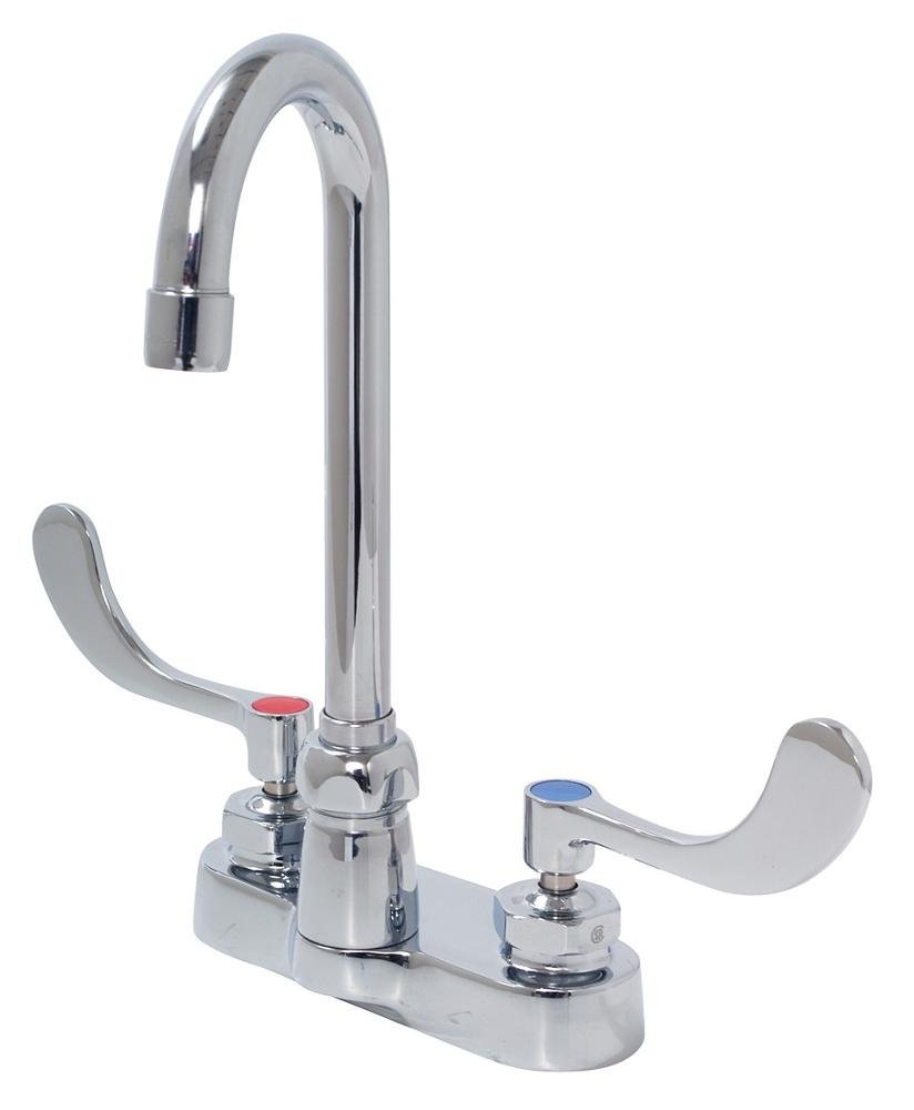 Z812A4 - XL - FC1.5AquaSpec® Gooseneck Faucet, 4" Centerset, 3 ½" Spout, 1.5 gpm Lamir Flow Control in Spout Base, 4" Wrist Blade HandlesZurn