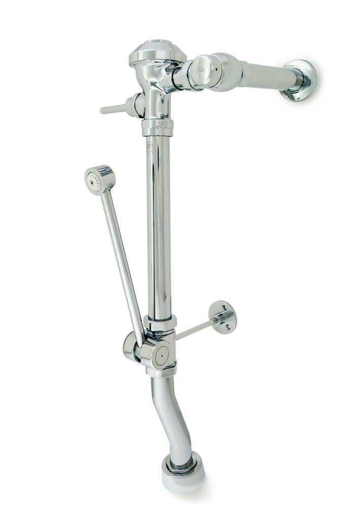 Z6011AV - HET - BWNAquaVantage® AV Exposed Manual Diaphragm Flush Valve - 1.28 gpf, Bedpan Washer Assembly, Grab Bar, 26 - 1/2” Rough - inZurn