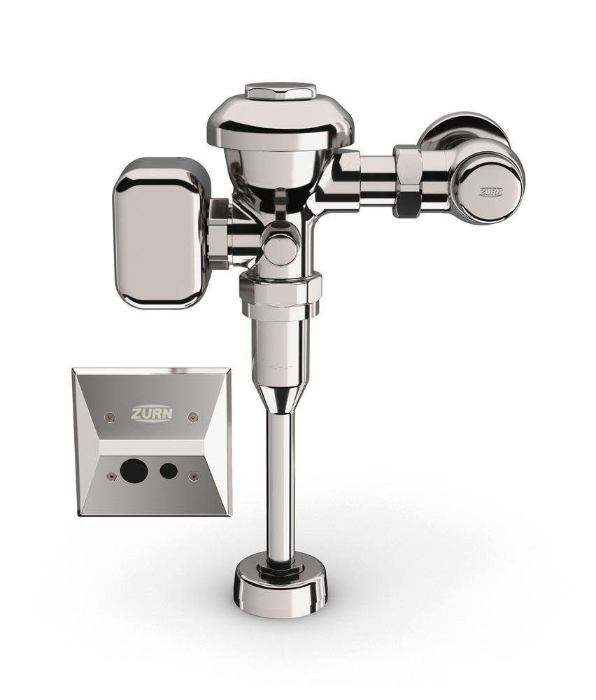 ZEMS6003AV - ULF.0003AquaVantage® ZEMS Smart, Exposed Sensor Hardwired Diaphragm Uril Flush Valve with 0.125 gpf and MOB in ChromeZurn