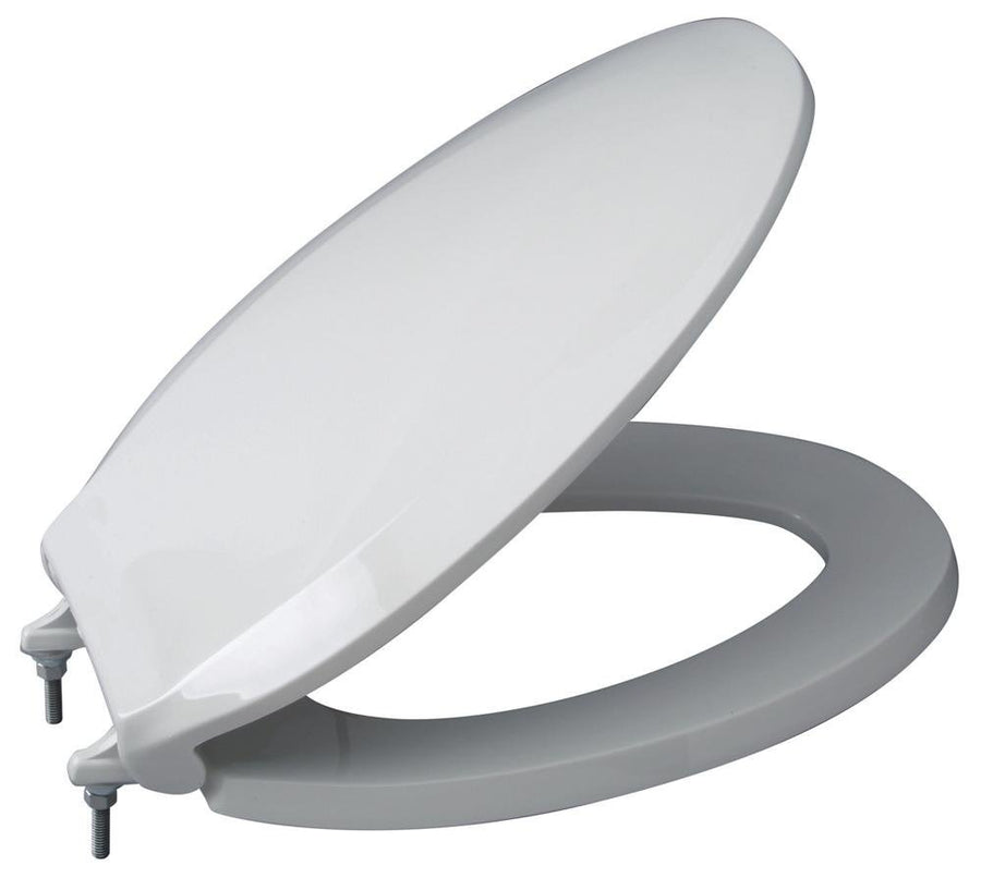 Z5958SS - ELExtra Heavy - Duty Closed - Front Toilet Seat with Stainless Steel Hinge, With Cover, WhiteZurn