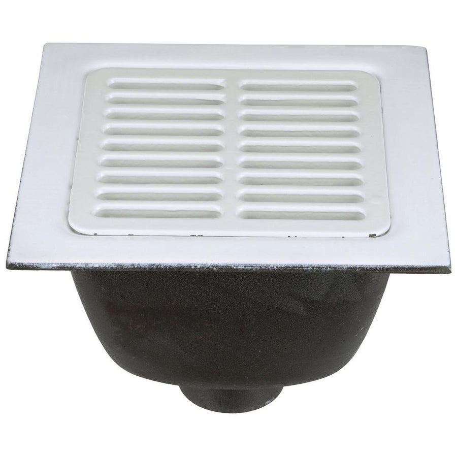 FD2375 - NH3 - FFD2375 12"x12" Floor Sink Body & Dome Strainer, 6" Sump Depth, 3" No - Hub, with Full GrateZurn