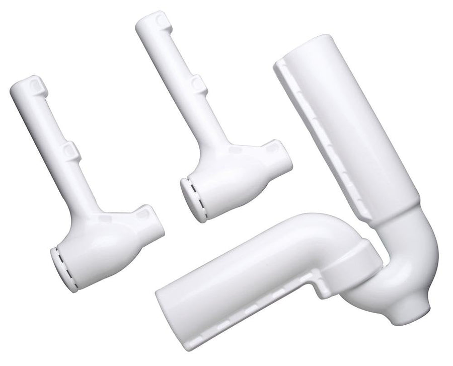 Z8946 - 1 - NTInsul - Guard® Trap Wrap Kit with 1 Trap and 2 Supply Protectors, 3/8” Nomil Wall, Vandal - Resistant Clip, White PVCZurn