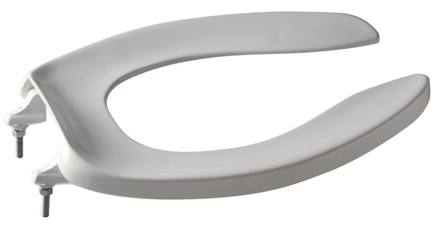 Z5955SS - AM - STSZurnSHIELD™ Open - Front Toilet Seat with Stainless Steel Self - Sustaining Check Hinge, No Cover, WhiteZurn