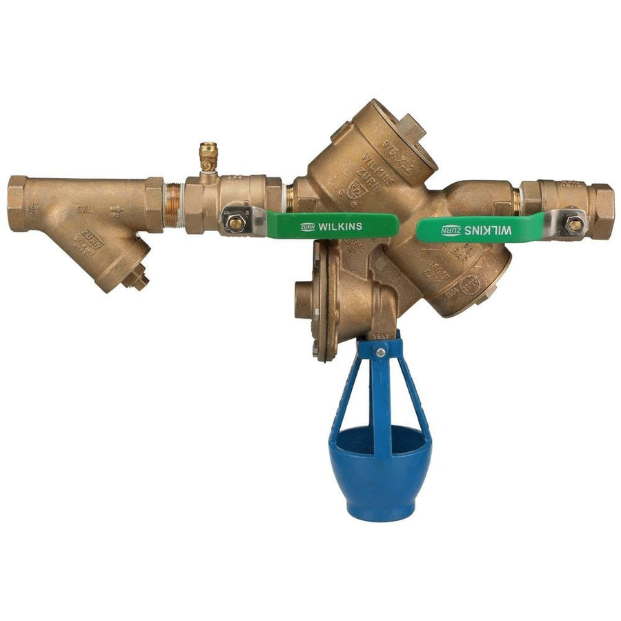 112 - 975XL2SAG1 - 1/2" 975XL2 Reduced Pressure Principle Backflow Preventer with strainer and air gapZurn