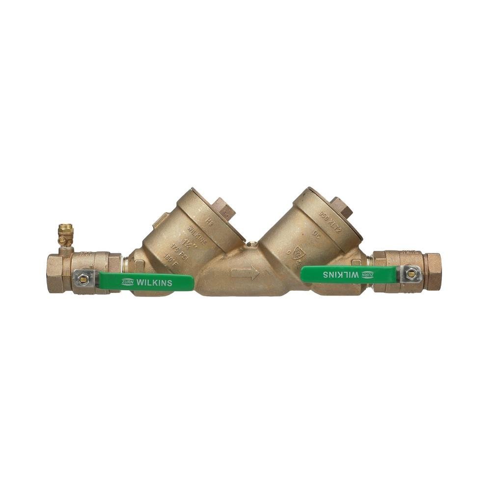 114 - 950XLT21 - 1/4" 950XLT2 Double Check Backflow PreventerZurn