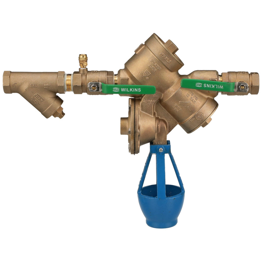 114-975XL2SAG1-1/4" 975XL2 Reduced Pressure Principle Backflow Preventer with strainer and air gapZurn Wilkins