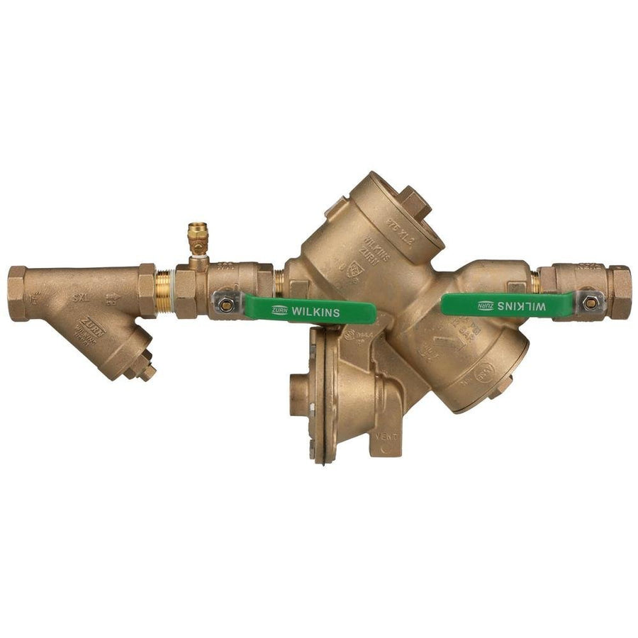 114 - 975XL2S1 - 1/4" 975XL2 Reduced Pressure Principle Backflow Preventer with strainerZurn
