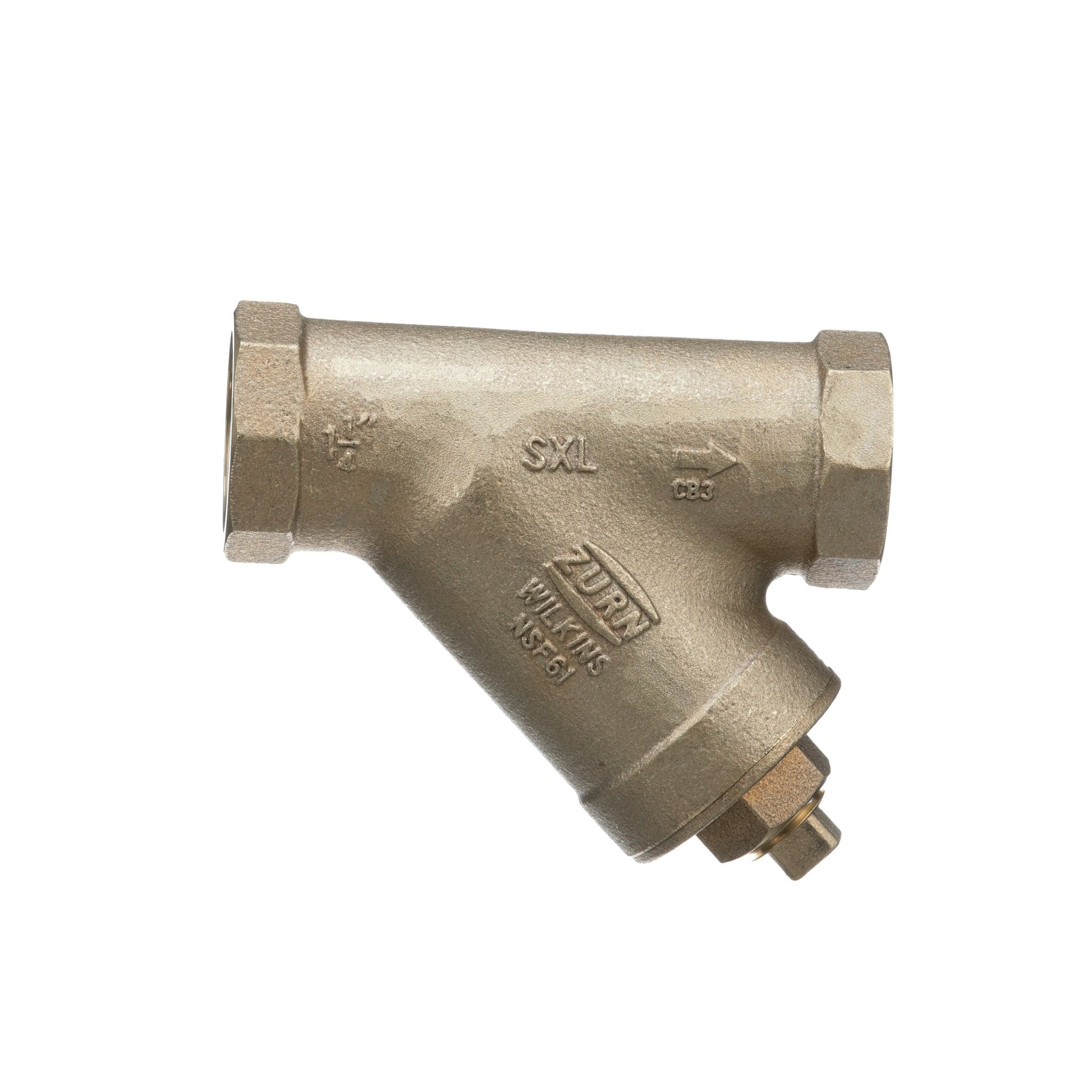 114-SXL1-1/4" SXL Cast Bronze Wye Type Strainer, Lead FreeZurn Wilkins