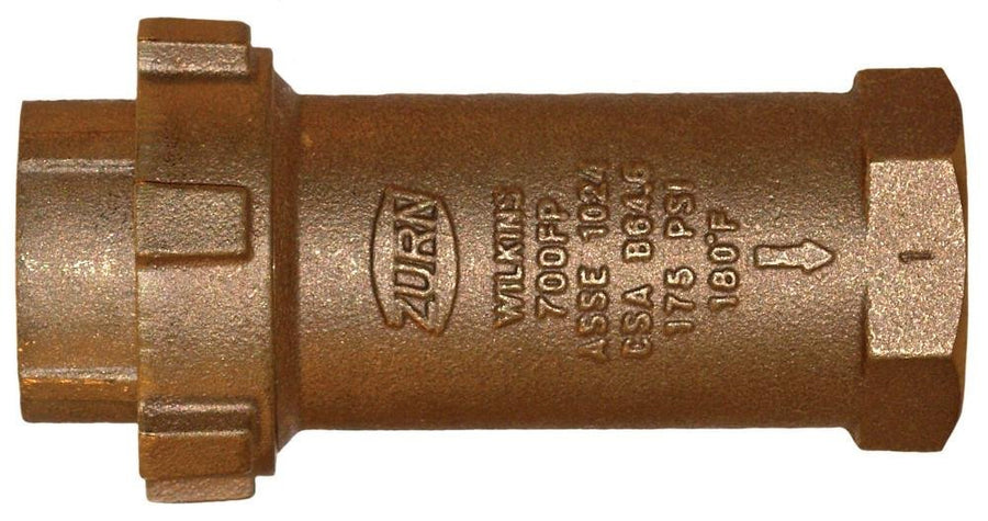 114UFX114F - 700XLFP1 - 1/4" Union Female NPT Inlet X 1 - 1/4" Female NPT Outlet 700XLFP Fire Protection/High Capacity Dual Check ValveZurn