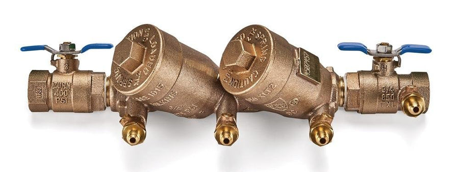 1 - 950XLTFT1" 950XLT Double Check Backflow Preventer with "Fast Test" test cocksZurn