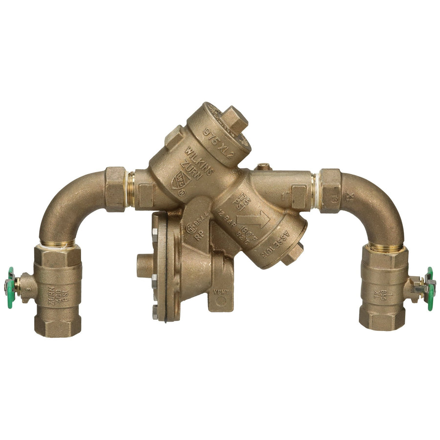 1-975XL2SE1" 975XL2 Reduced Pressure Principle Backflow Preventer with street elbowsZurn Wilkins