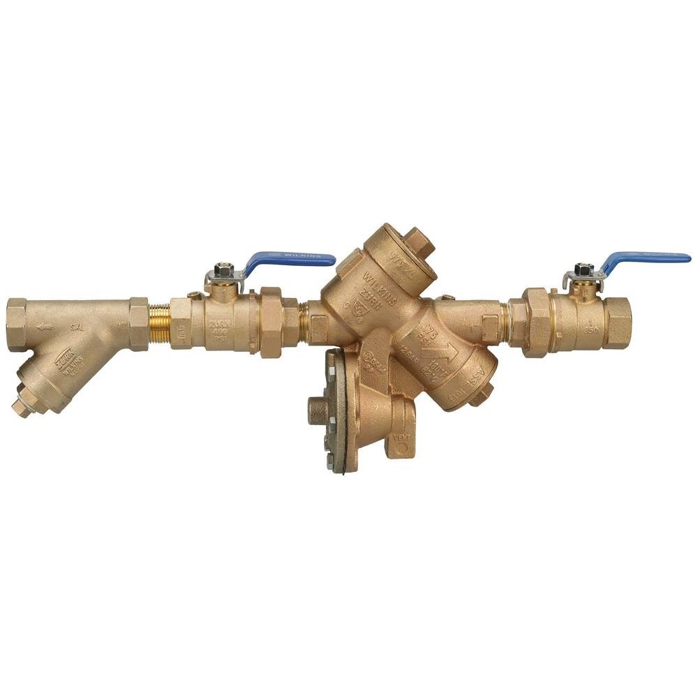 1 - 975XLUS1" 975XLU Reduced Pressure Principle Backflow Preventer with wye type strainerZurn