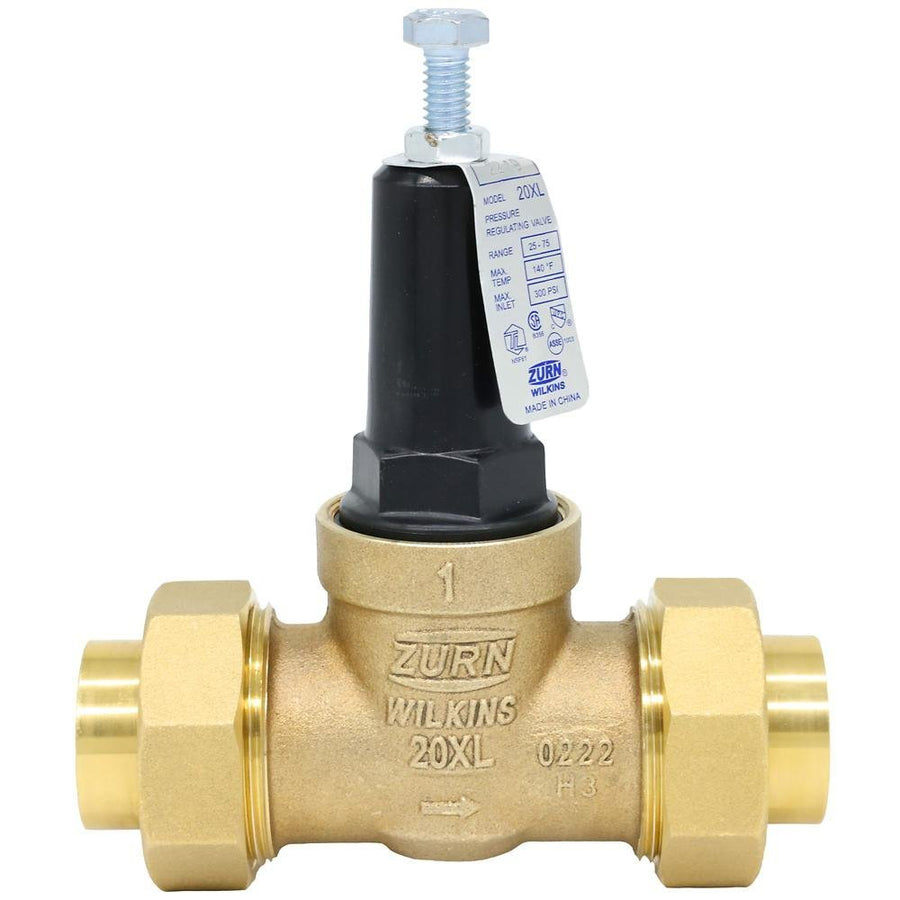 1 - 20XLDUC1 in. 20XL Pressure Reducing Valve (Double Female Union Copper Sweat)Zurn