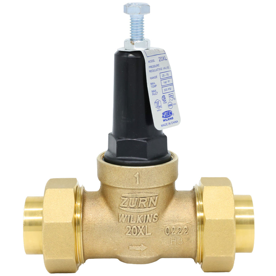 1 in. 20XL pressure reducing valve (double female union copper sweat)