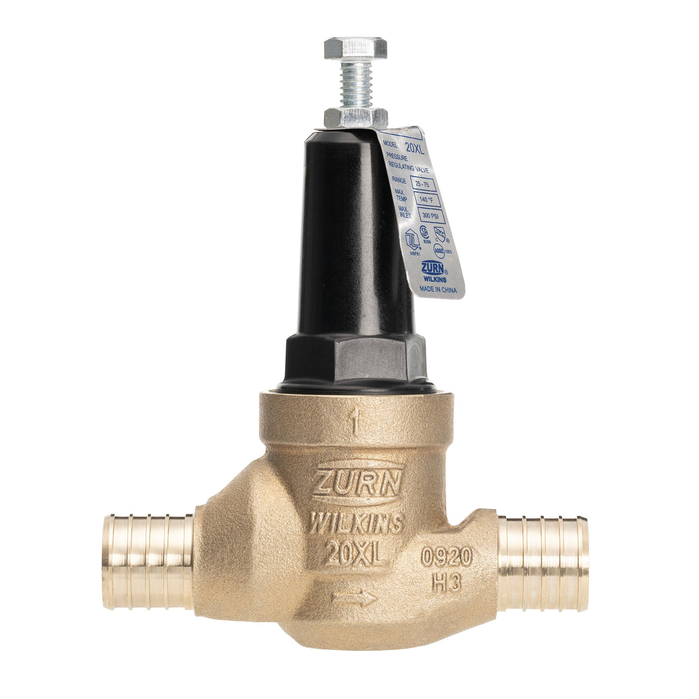 1 in. 20XL pressure reducing valve (integral F1807 crimp pex x crimp pex)