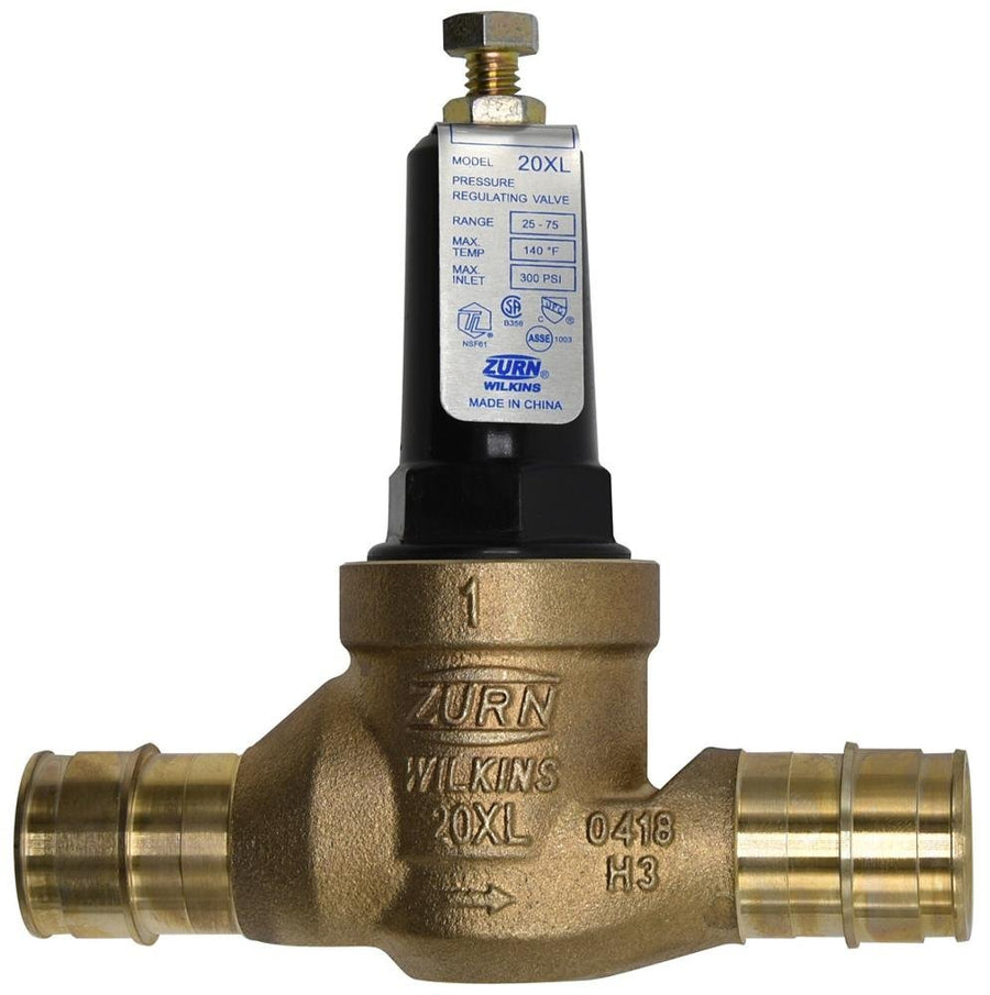 1 - 20XLEPEX1 in. 20XL Pressure Reducing Valve (Integral F1960 Expansion PEX x Expansion PEX)Zurn