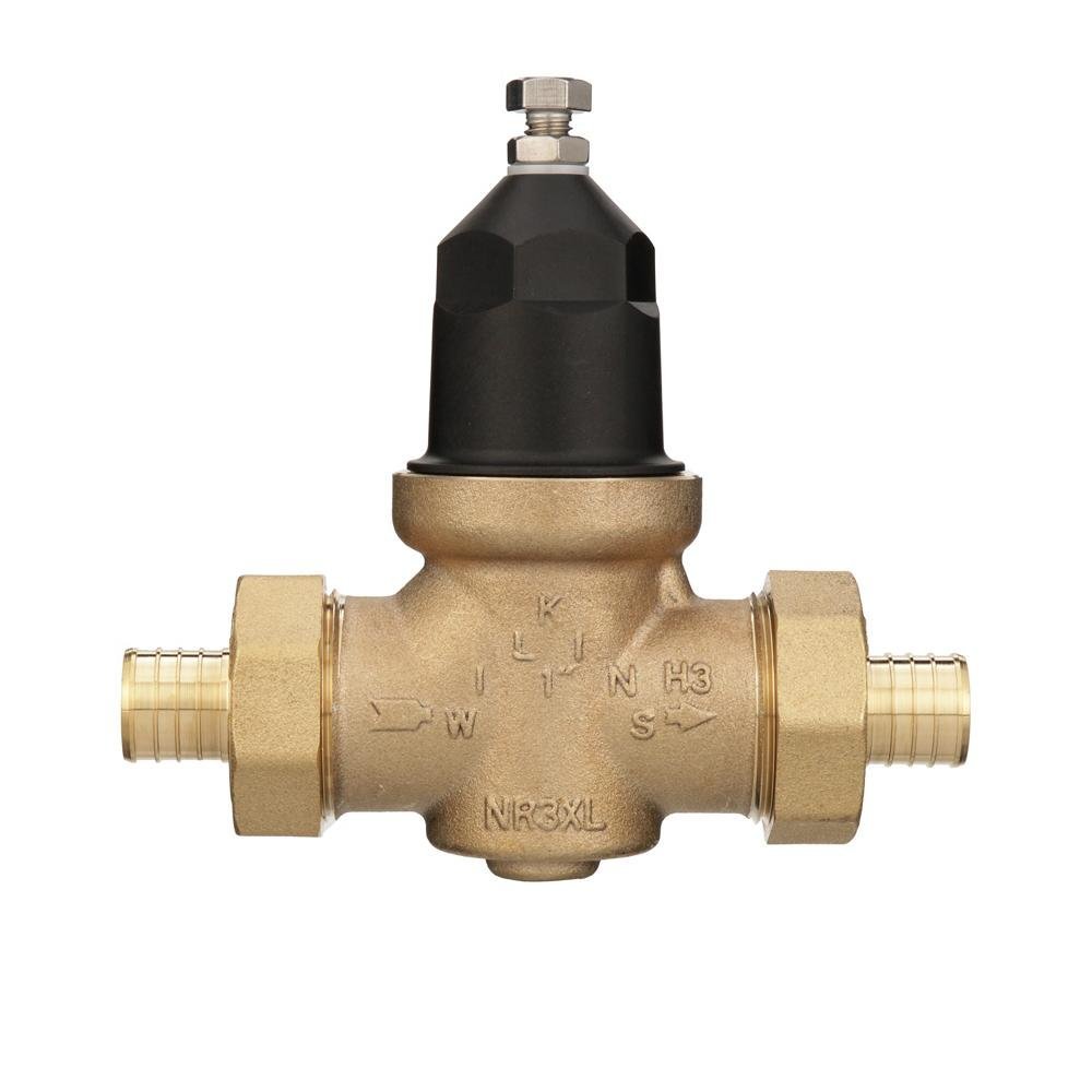 1 - NR3XLDUPEX1 in. NR3XL Pressure Reducing Valve, Double Union Male Barbed PEX ConnectionsZurn