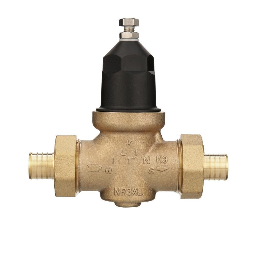 1 - NR3XLDUPEX1 in. NR3XL Pressure Reducing Valve, Double Union Male Barbed PEX ConnectionsZurn