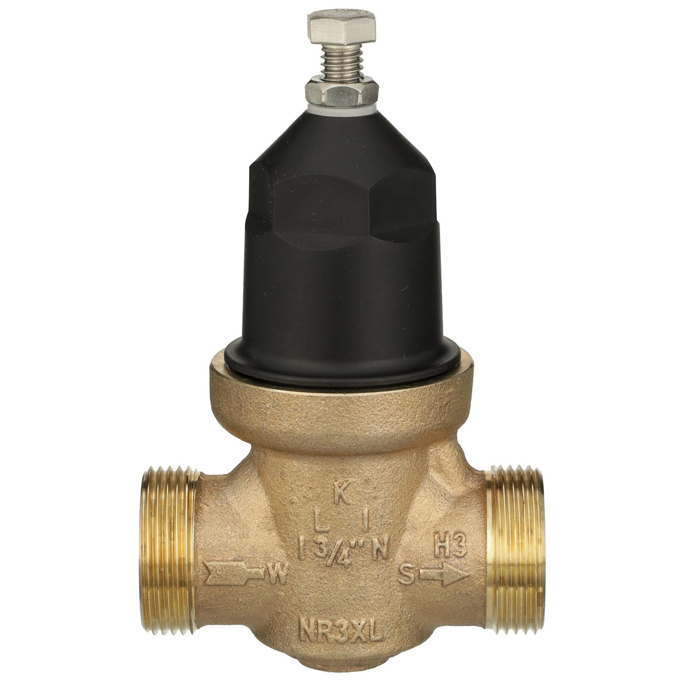 1 in. NR3XL pressure reducing valve, dual integral fnpt connections, tapped and plugged for gauge