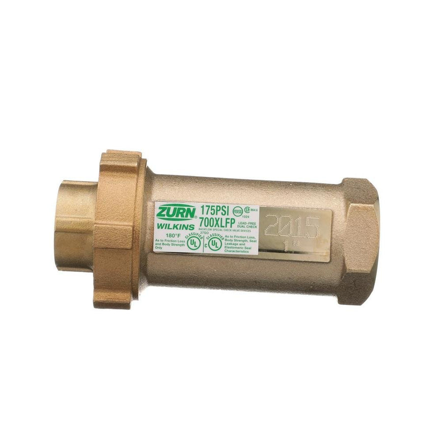 1UFX1F - 700XLFP1" Union Female NPT Inlet X 1" Female NPT Outlet 700XLFP Fire Protection/High Capacity Dual Check ValveZurn