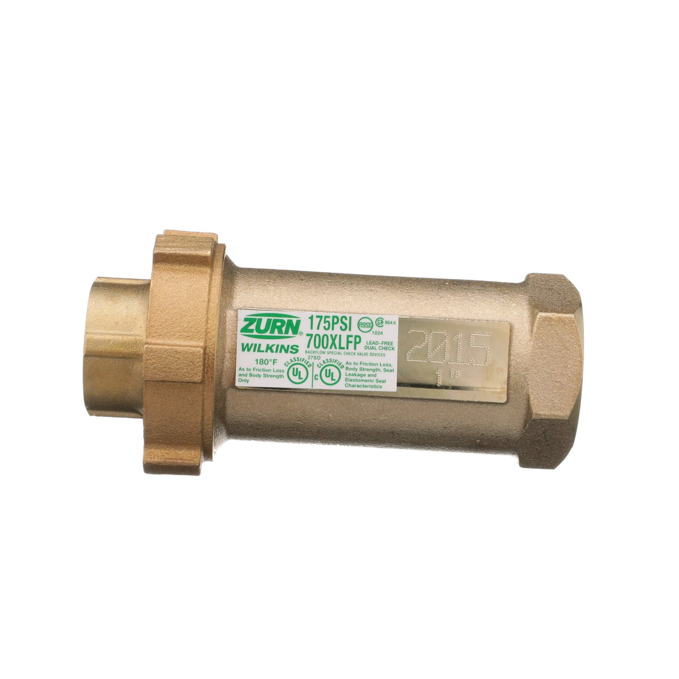 1UFX1F-700XLFP1" Union Female NPT Inlet X 1" Female NPT Outlet 700XLFP Fire Protection/High Capacity Dual Check ValveZurn Wilkins