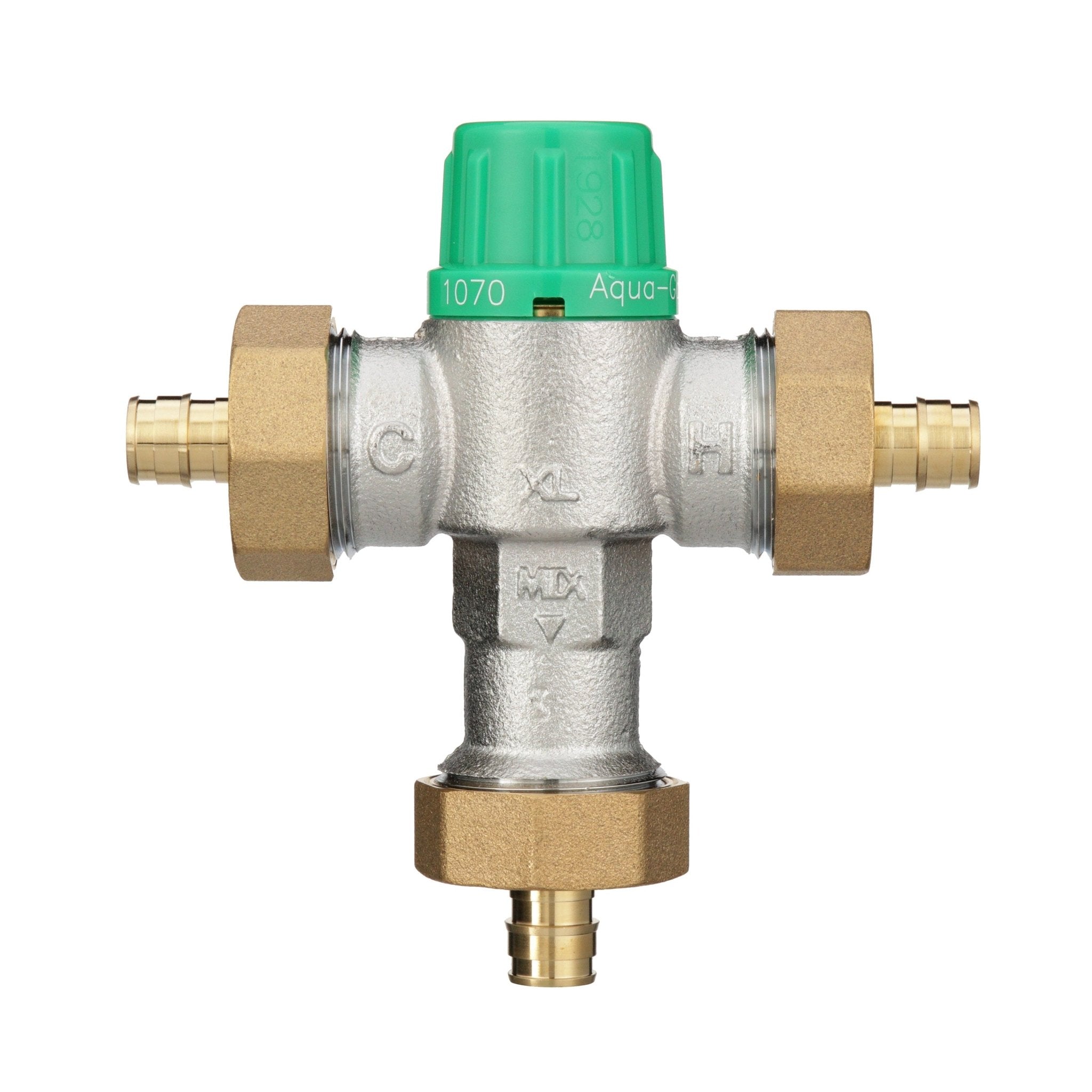 12-ZW1070XLPEXF19601/2" ZW1070XL Aqua-Gard® Thermostatic Mixing Valve with PEX F1960 Connection Lead FreeZurn Wilkins