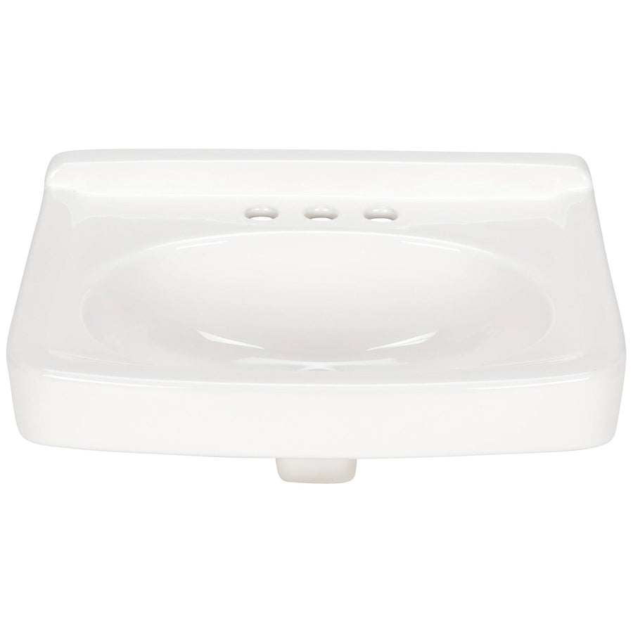 Z535419x17 Wall-Mount Sink/Lavatory, 4" Centers, White Vitreous ChinaZurn