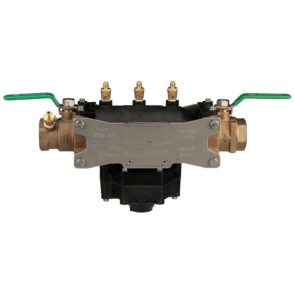 2 - 375XLFT2" 375XL Reduced Pressure Principle Backflow Preventer with SAE flare test fittingZurn
