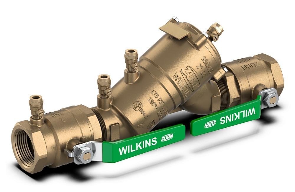 2 - 950XL3U2" 950XL3 Double Check Backflow Preventer with Union Ball ValvesZurn