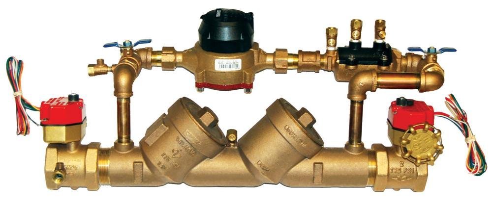 2 - 950XLTDABFSS2" 950XLTDABFSS Double Check Detector Assembly with butterfly shutoff Vlvs and su/visory switchesZurn