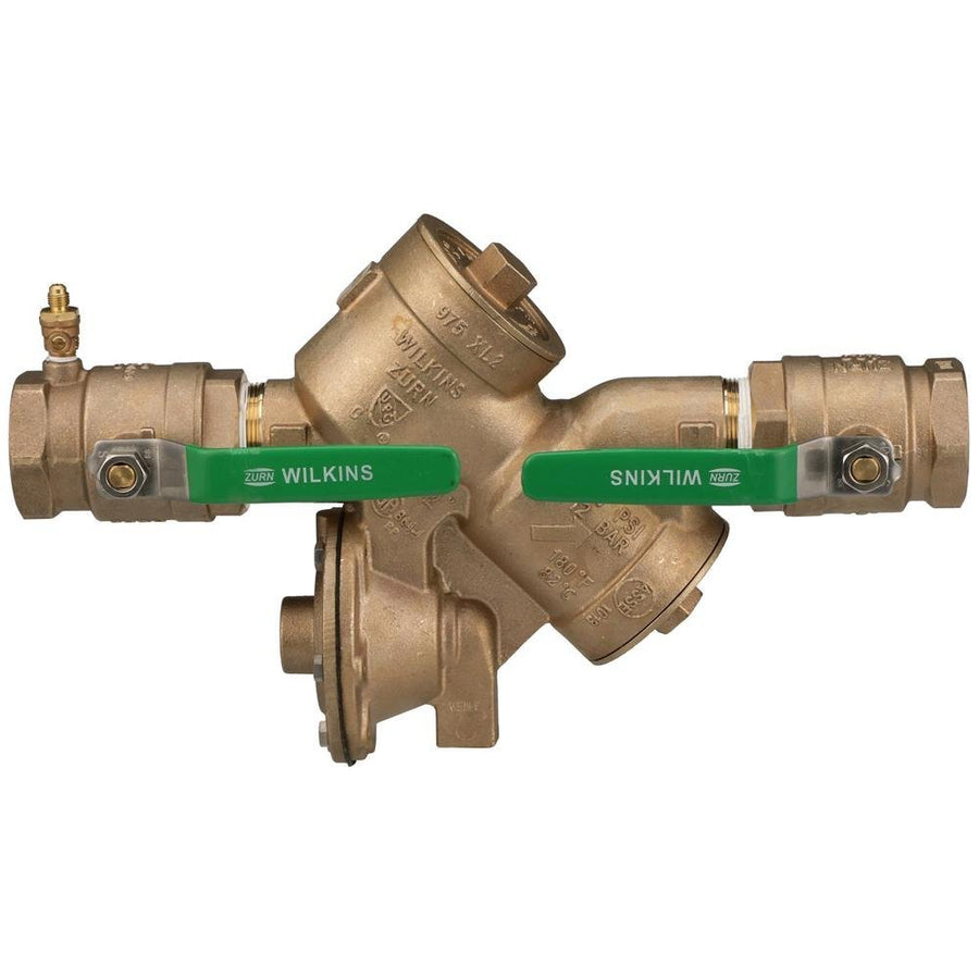2 - 975XL2FT2" 975XL2 Reduced Pressure Principle Backflow Preventer with SAE flare test fittingZurn