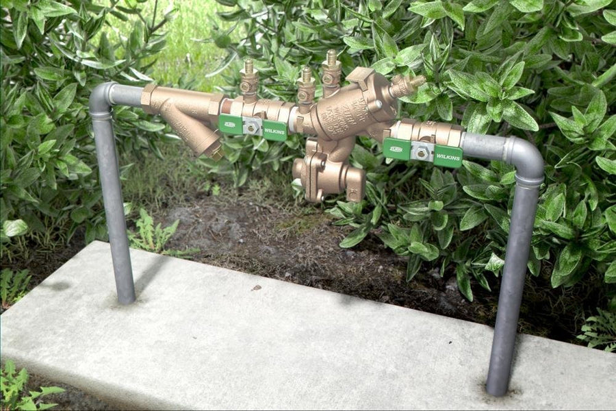 2 - 975XL3S2" 975XL3 Reduced Pressure Principle Backflow Preventer with Model SXL Lead - Free Wye Type StrainerZurn