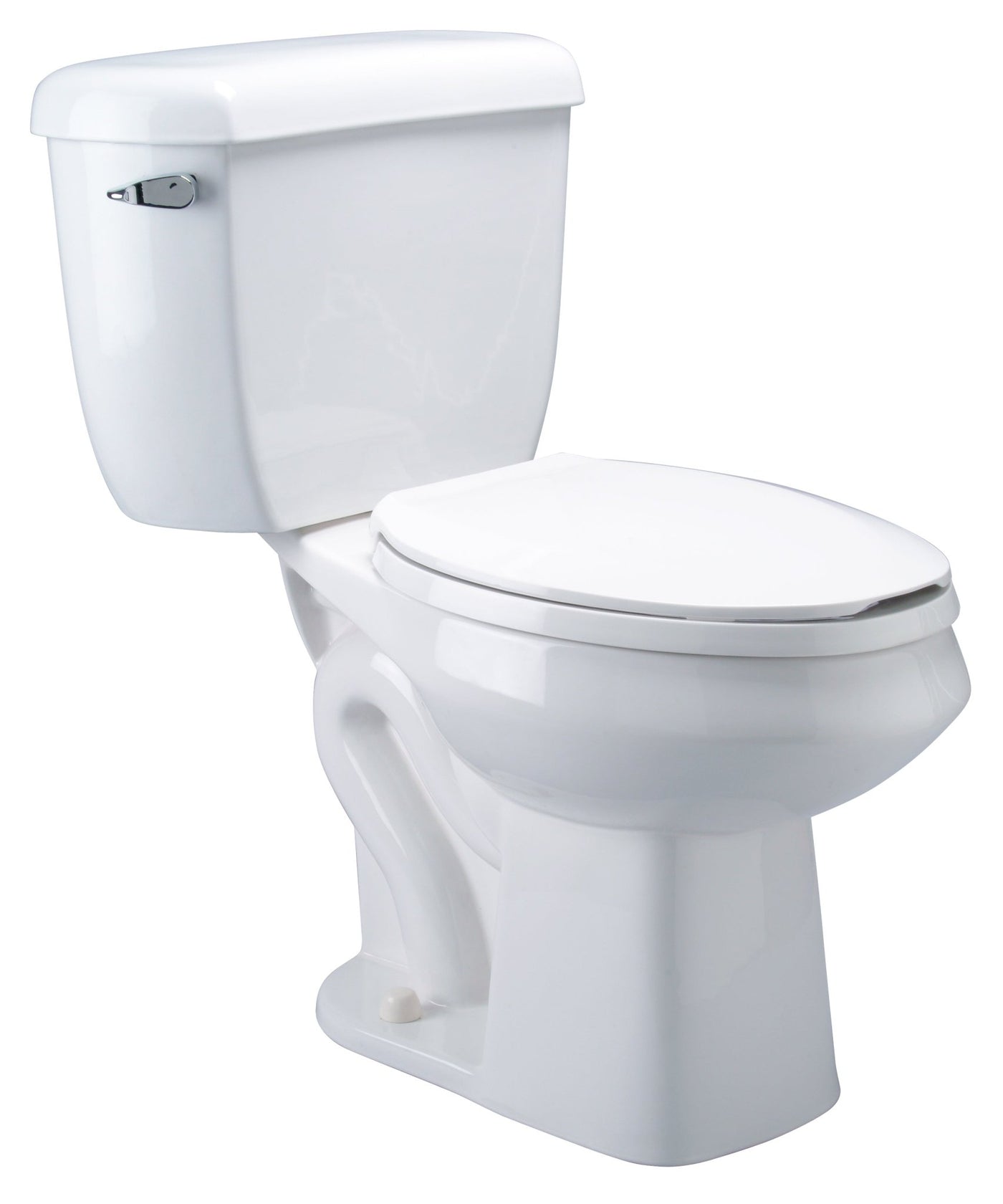 Z55602-Piece Pressure-Assist, Siphon Jet Toilet, 1.6 gpf, Elongated, ADA Height, White Vitreous ChinaZurn