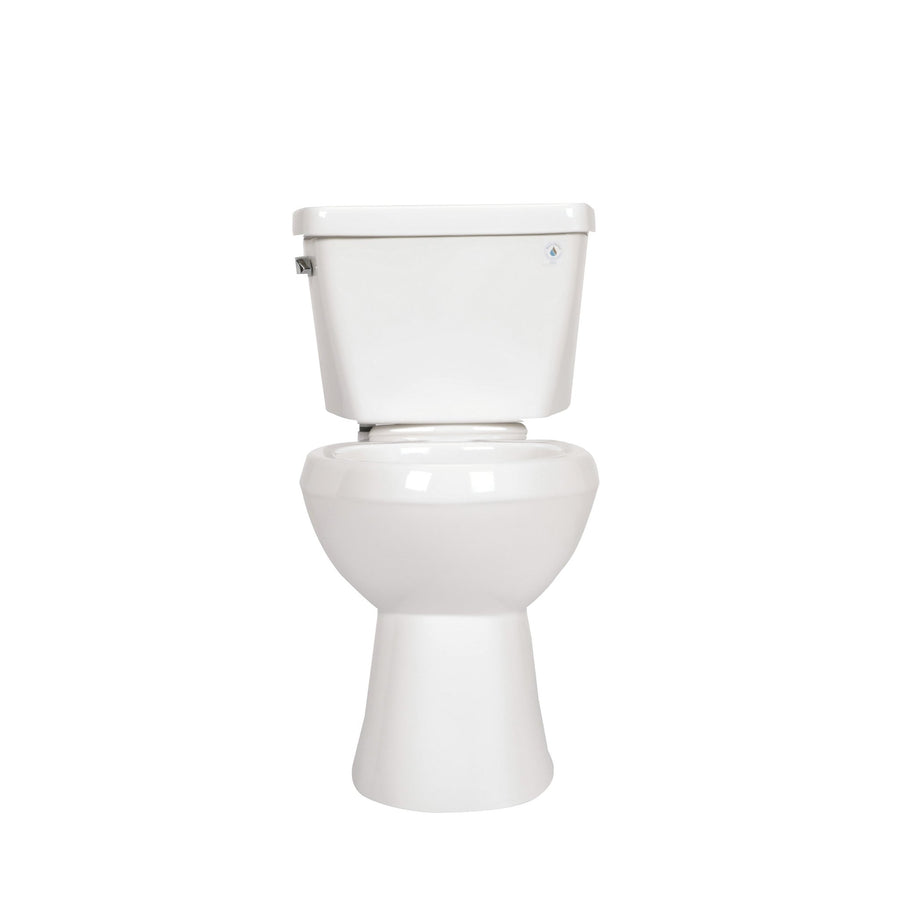 Z5555-K2-Piece Siphon Jet Toilet, 1.28 gpf, Elongated, ADA Height, Extra Large Footprint, White Vitreous ChinaZurn