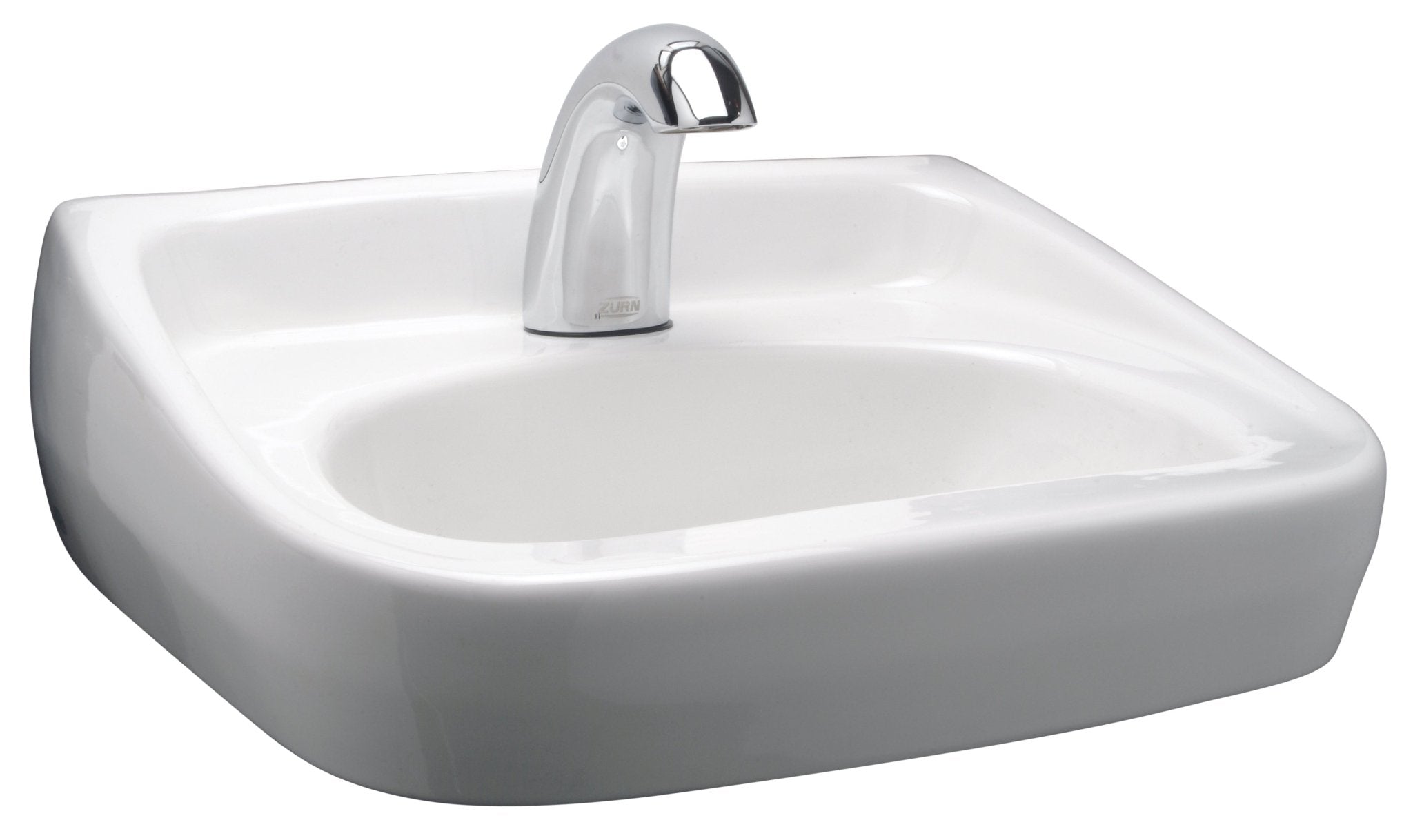 Z534120x18 Wall-Mount Sink/Lavatory, Single Hole, White Vitreous ChinaZurn