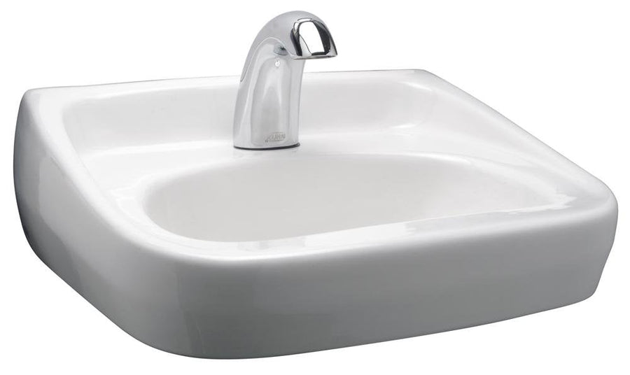 Z534120x18 Wall - Mount Sink/Lavatory, Single Hole, White Vitreous ChiZurn