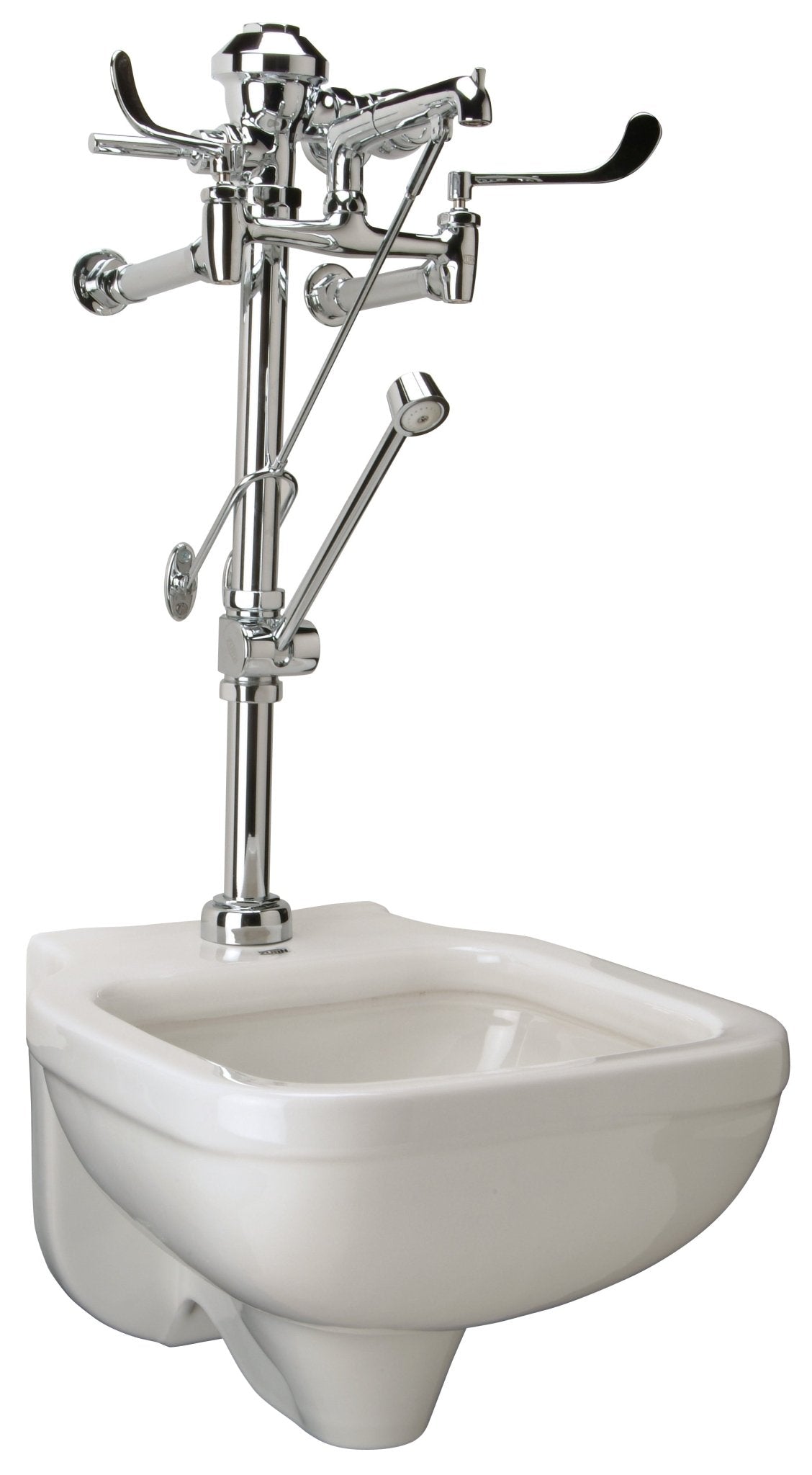 Z541021½ x19 Wall-Mount Blowout Service Sink, ZurnSHIELD™, White Vitreous ChinaZurn