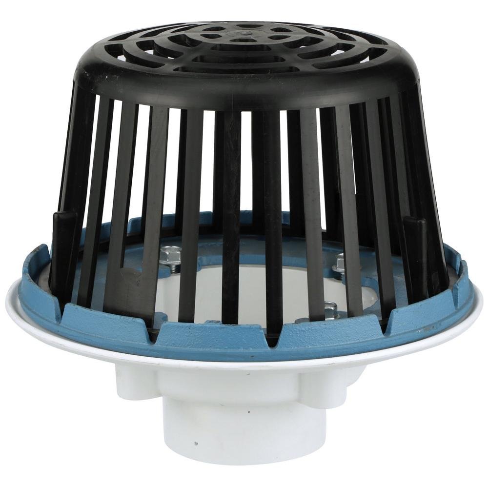 RD2120 - PV33 - inch PVC Drain with Plastic Dome with 12 - inch DiameterZurn