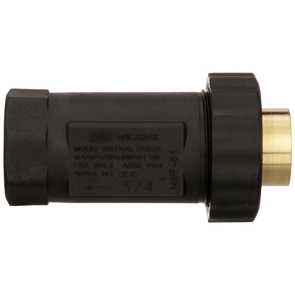 34UFX34F - 7053/4" 705 Dual Check Valve with Female NPT Threaded Union Inlet ConnectionZurn