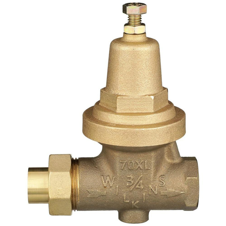 34 - 70XLC3/4" 70XL Pressure Reducing Valve with cop/ sweat union connectionZurn