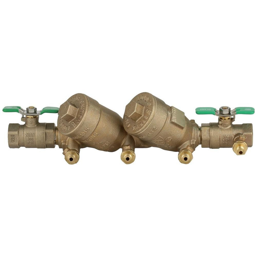 34 - 950XLT2FT3/4" 950XLT2 Double Check Backflow PreventerZurn