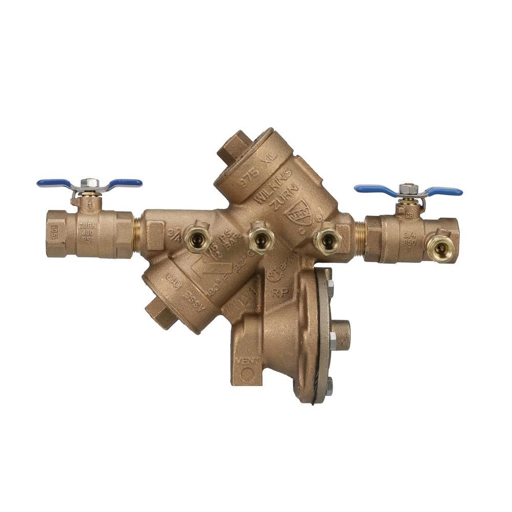 34 - 975XL3/4" 975XL Reduced Pressure Principle Backflow PreventerZurn