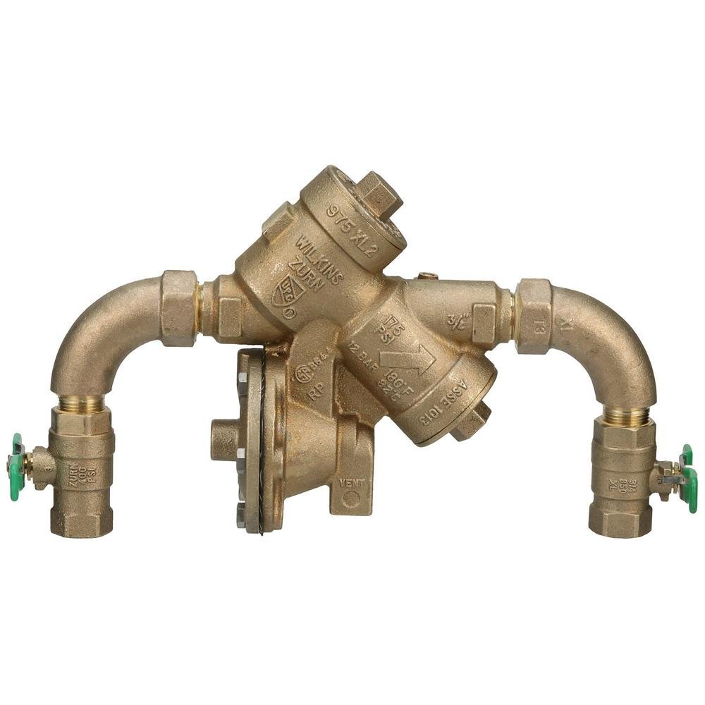 34 - 975XL2SE3/4" 975XL2 Reduced Pressure Principle Backflow Preventer with street elbowsZurn
